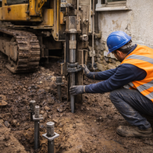 travaux structurels et stabilisation du bati