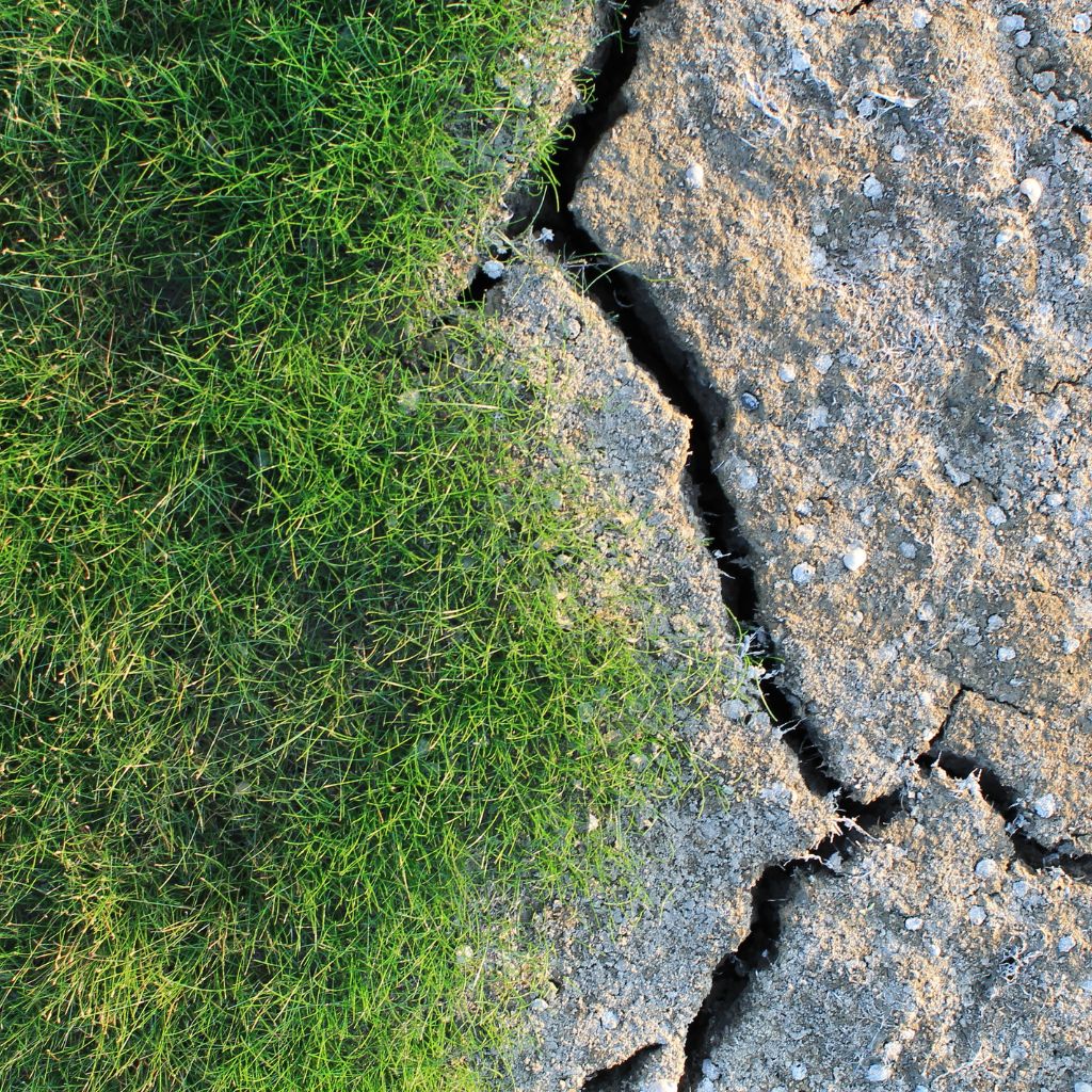 secheresse sol qui provoque fissures sur batiment maison